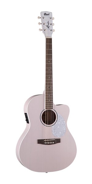 Электроакустическая гитара Cort Jade Classic Pastel Pink Open Pore