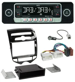 Dietz USB DAB MP3 Bluetooth Autoradio für Hyundai ix20 ab 10 autom. Klima