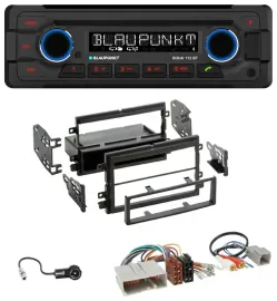 Blaupunkt AUX MP3 CD Bluetooth USB Autoradio für Ford Mustang, F150 (2004-2009)