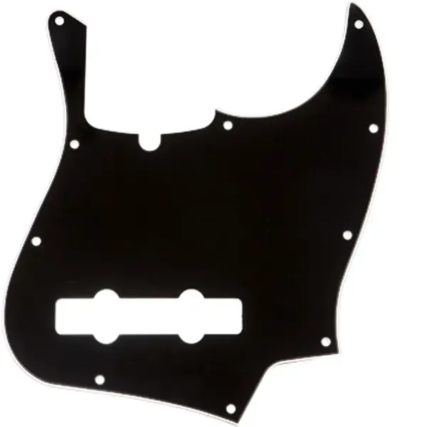 Пикгард Fender 10-Hole Contemporary 5-String Jazz Bass Pickguard 3-Ply Black