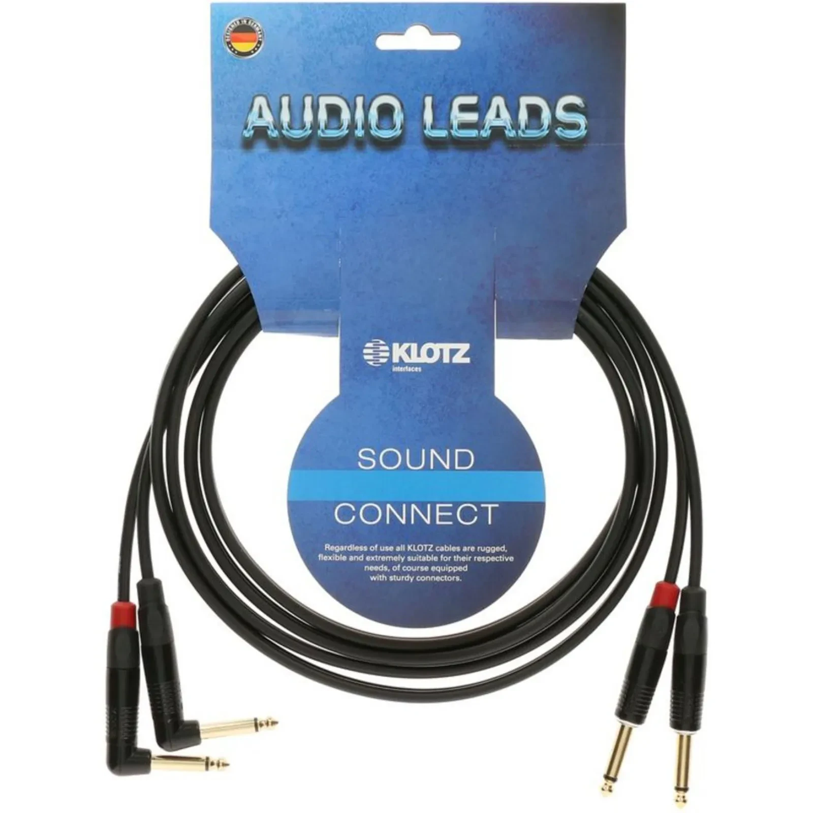 Коммутационный кабель Klotz KMPR0600 KeyMaster Twin Black 6 м