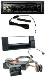 Pioneer MP3 USB CD DAB AUX Autoradio für BMW X5 E53 5er E39 Ablagefach Quadlock