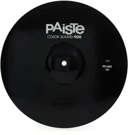 Тарелка барабанная Paiste 14" Color Sound 900 Black Heavy Hi-Hat Top