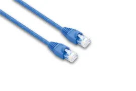 Hosa CAT-505BU Cat 5e Cable, 8P8C to Same, Blue, 5 feet