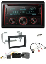 Pioneer 2DIN DAB Lenkrad Bluetooth USB CD Autoradio für Citroen Jumper ab 14 sch