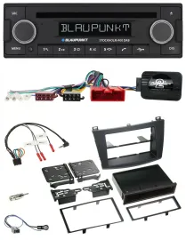 Blaupunkt Lenkrad Bluetooth DAB CD USB Autoradio für Mazda 3 2009-2013 Can-Bus