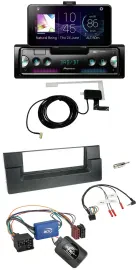 Автомагнитола для BMW 5 Series E39 (1996–2004) Pioneer DAB, Bluetooth, USB, поддержка управления с руля, совместима с активной системой