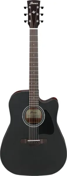 Электроакустическая гитара Ibanez AW247CE-WKH Weathered Black Open Pore