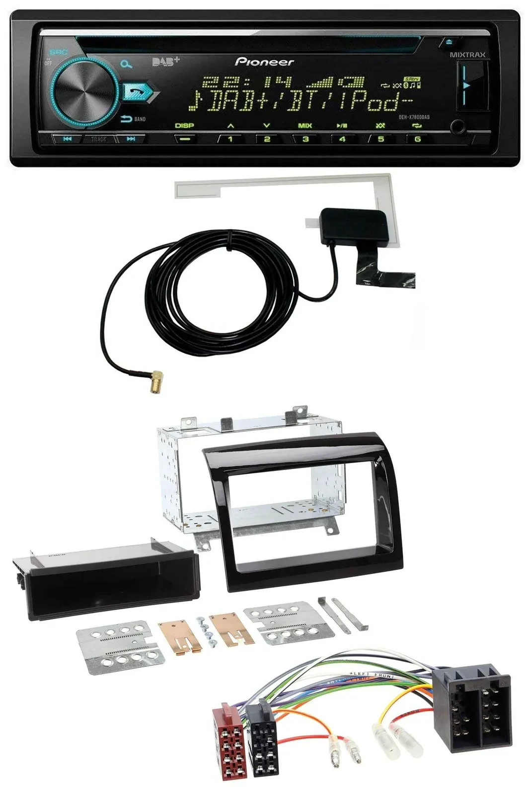 Pioneer MP3 AUX CD USB DAB Autoradio für Peugeot Boxer Citroen Jumper Fiat Ducat