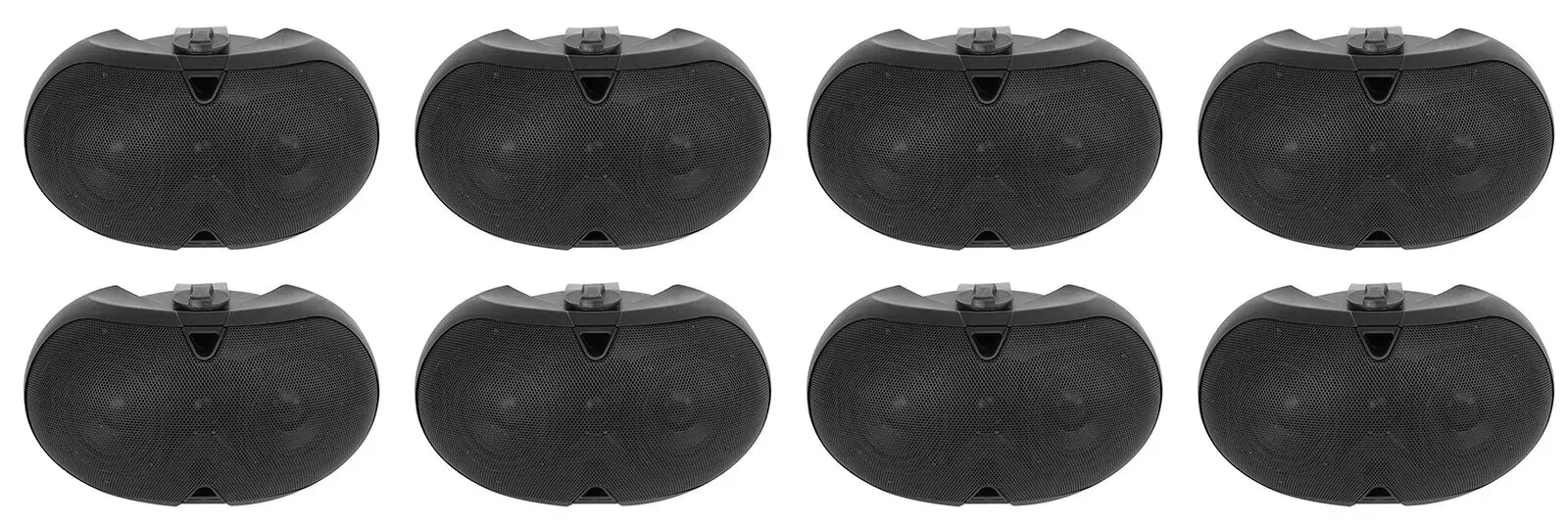 Настенная акустика Rockville D4-70 Black 4" 30W (8 штук)