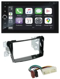 Blaupunkt 2DIN Bluetooth DAB USB DVD MP3 Autoradio für Hyundai i40 ab 2016 Typ V