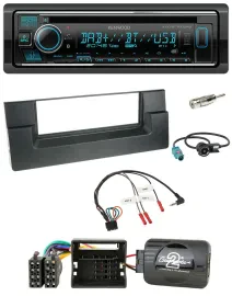 Kenwood Lenkrad Bluetooth DAB USB CD Autoradio für BMW 5er E39 01-04 Aktivsystem