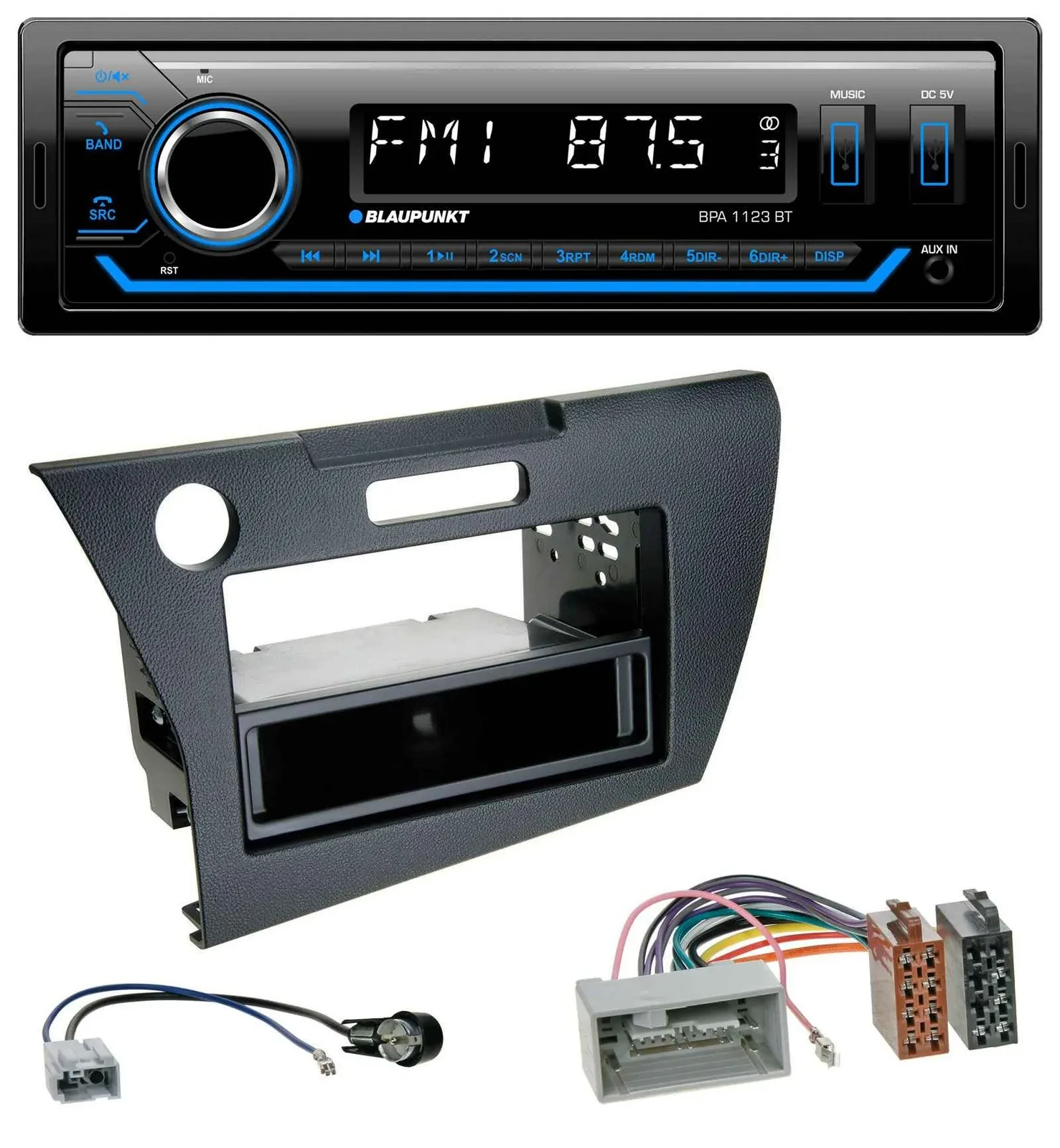 Автомагнитола Blaupunkt MP3 Bluetooth USB AUX для Honda CR-Z (ZF1, с 2010)