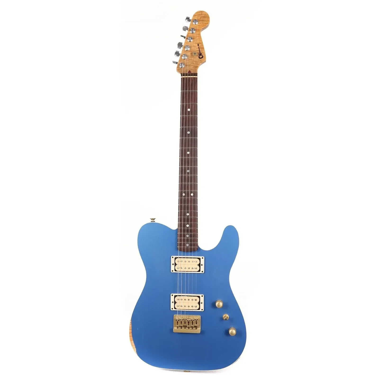 Электрогитара Charvel Custom Shop Style 2 Nitro Aged Lake Placid Blue Relic