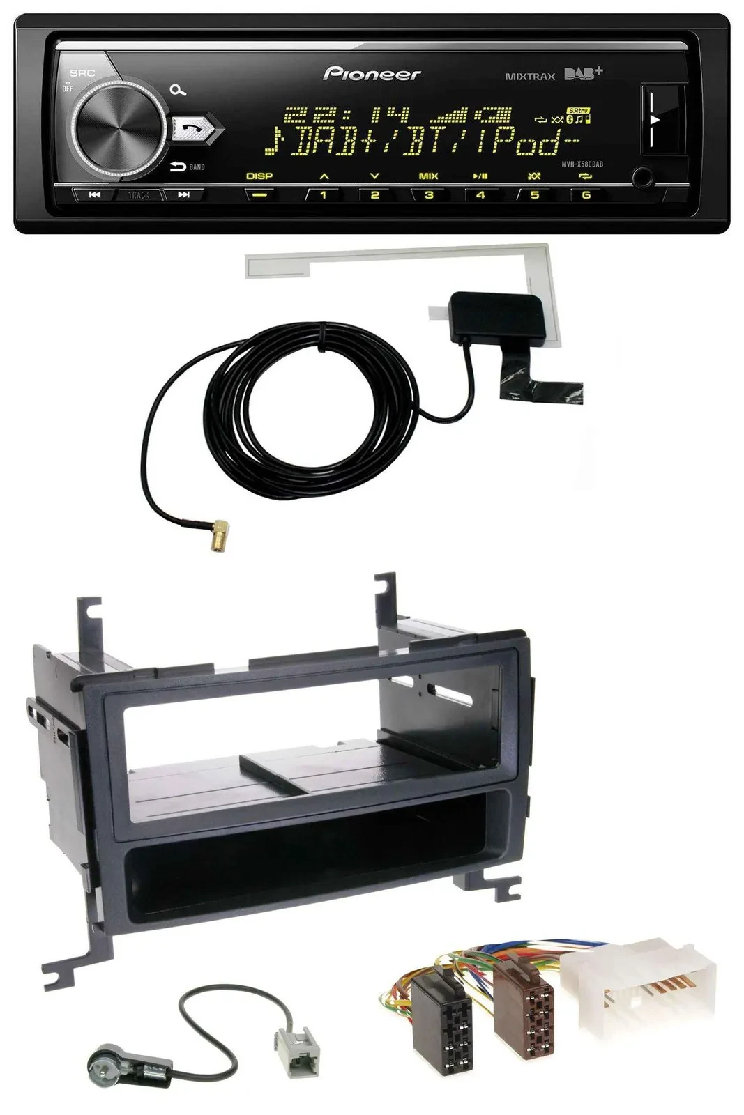 Автомагнитола для Hyundai Santa Fe (2007–2012) Pioneer Bluetooth, DAB, USB, MP3