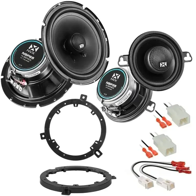 Акустическая система для автомобиля NVX 2015-2018 Jeep Wrangler JK Front Factory Speaker Replacement Package (набор)