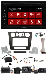 Blaupunkt 2DIN Lenkrad Bluetooth USB TMC DAB Navigation für BMW 1er Aktiv PDC ma