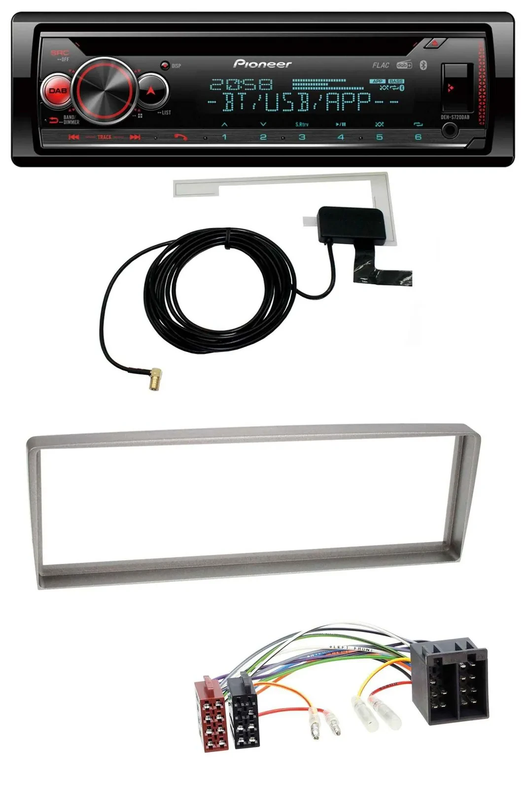 Автомагнитола для Alfa Romeo 156 (2003–2005) Pioneer DAB, CD, MP3, USB, Bluetooth