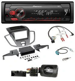 Pioneer DAB 1DIN MP3 Lenkrad USB Autoradio für Ford Transit V363 15-18 ohne Disp