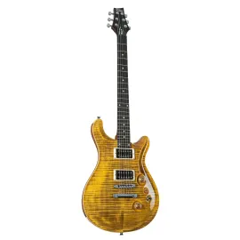Fame Forum IV Modern Serie E-Gitarre, Humbucker, Riegelahorndecke, Tiger Eye