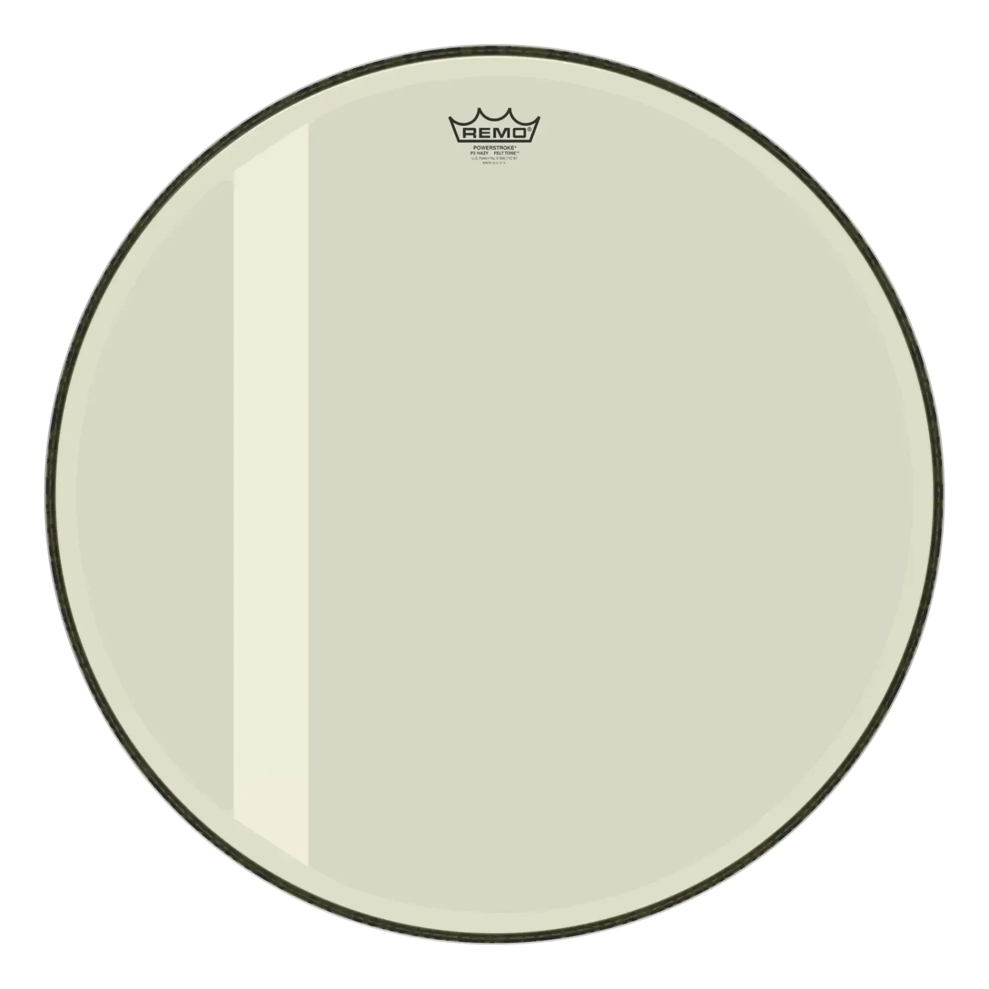 Пластик для барабана Remo 24" Powerstroke P3 Felt Tone Hazy
