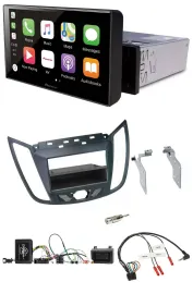 Pioneer Bluetooth Lenkrad DAB USB Autoradio für Ford C-Max Kuga dunkelgrau