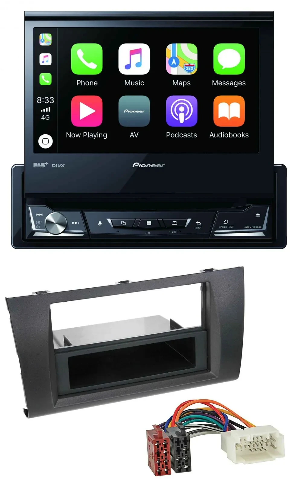 Pioneer DVD Bluetooth DAB USB MP3 Autoradio für Suzuki Swift (2006-2010)