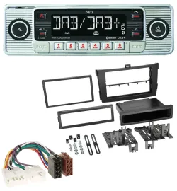 Dietz Bluetooth MP3 DAB USB Autoradio für Toyota Corolla ab 2009 schwarz