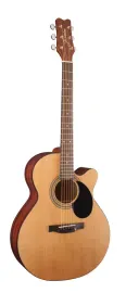 Jasmine S34C NEX Orchestra Cutaway Acoustic Guitar - Satin Natural