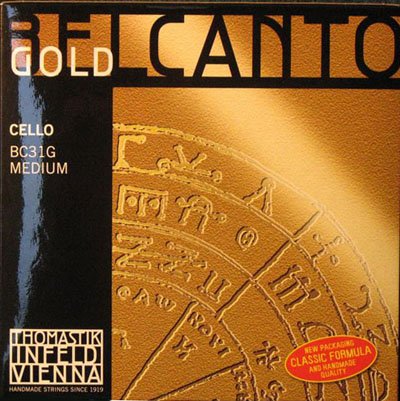 Струны для виолончели Thomastik Belcanto Gold BC31G
