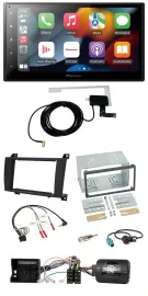 Pioneer Lenkrad USB Bluetooth DAB 2DIN Autoradio für Mercedes SLK R171 2004-2008