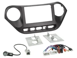 Einbauset Doppel DIN Autoradio für Hyundai i10 ab 2013 AUX USB