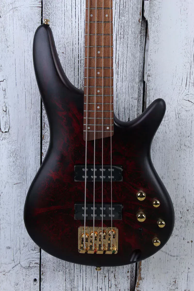 Ibanez SR300EDX 4 String Electric Bass Guitar Wine Red Frozen Matte