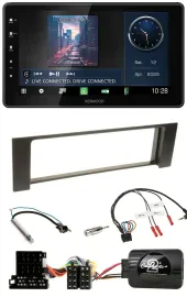 Автомагнитола Kenwood Bluetooth, USB, DAB, для Audi A4 2000–2004, ISO, поддержка управления с руля