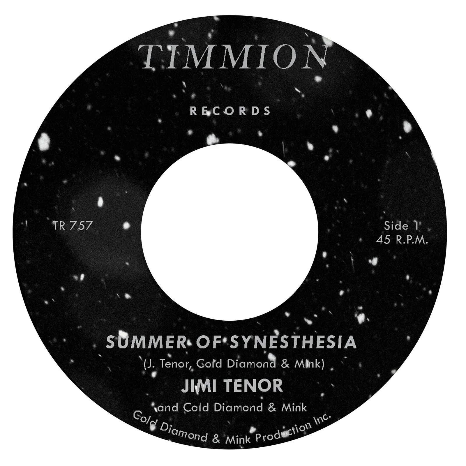 Jimi Tenor & Cold Diamond & Mink - Summer Of Synesthesia [7"] [Transparent Vinyl