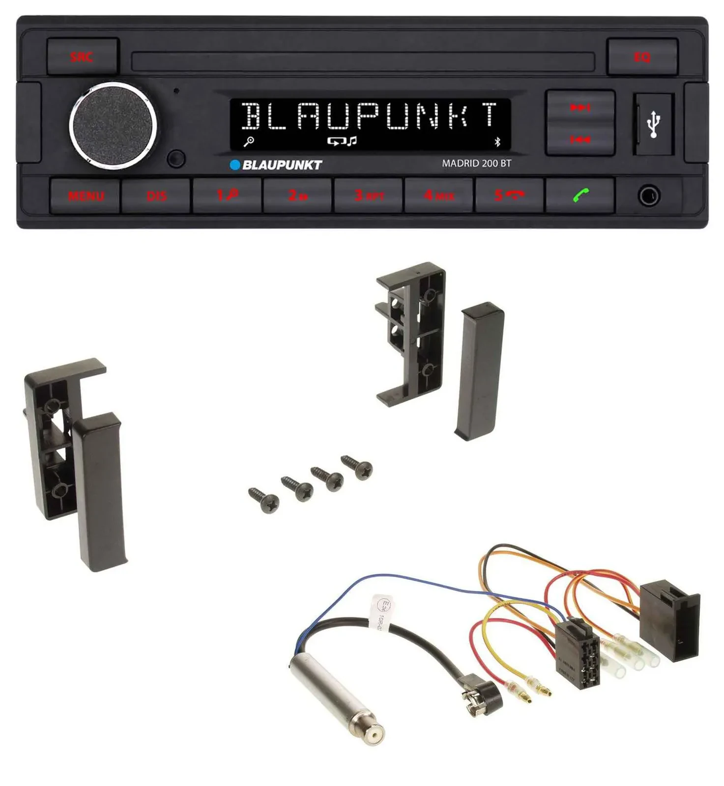 Blaupunkt USB AUX Bluetooth MP3 Autoradio für Audi A2 A3 8L 99-00 A4 B5 99-01 A6