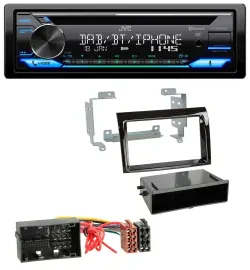 JVC Bluetooth MP3 USB DAB CD Autoradio für Citroen Jumper Fiat Ducato 14-21 pian