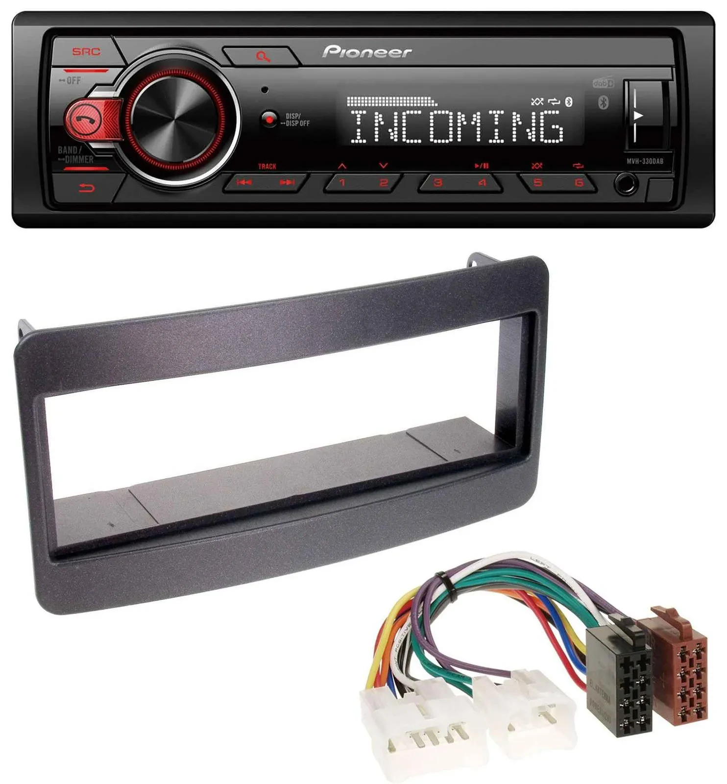 Pioneer Bluetooth USB DAB MP3 Autoradio für Toyota Celica, MR2 - schwarz
