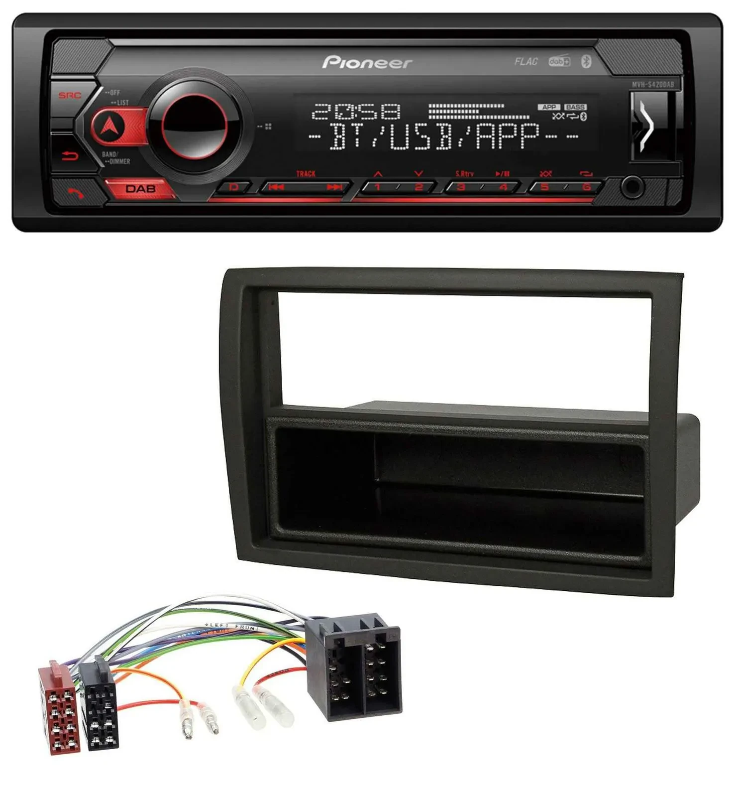 Pioneer MP3 USB DAB Bluetooth Autoradio für Citroen Jumper Fiat Ducato Peugeot B