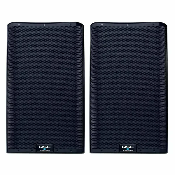 QSC K12.2 K2 Series 2-Way 12" Active/Powered DJ PA Speakers Pair K12