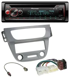 Pioneer MP3 DAB CD Bluetooth USB Autoradio für Renault Megane 3 (12-14) - grau