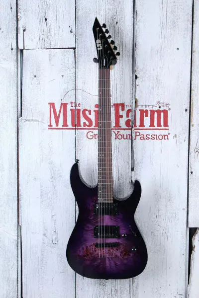 Электрогитара LTD M-200DX Purple Burst