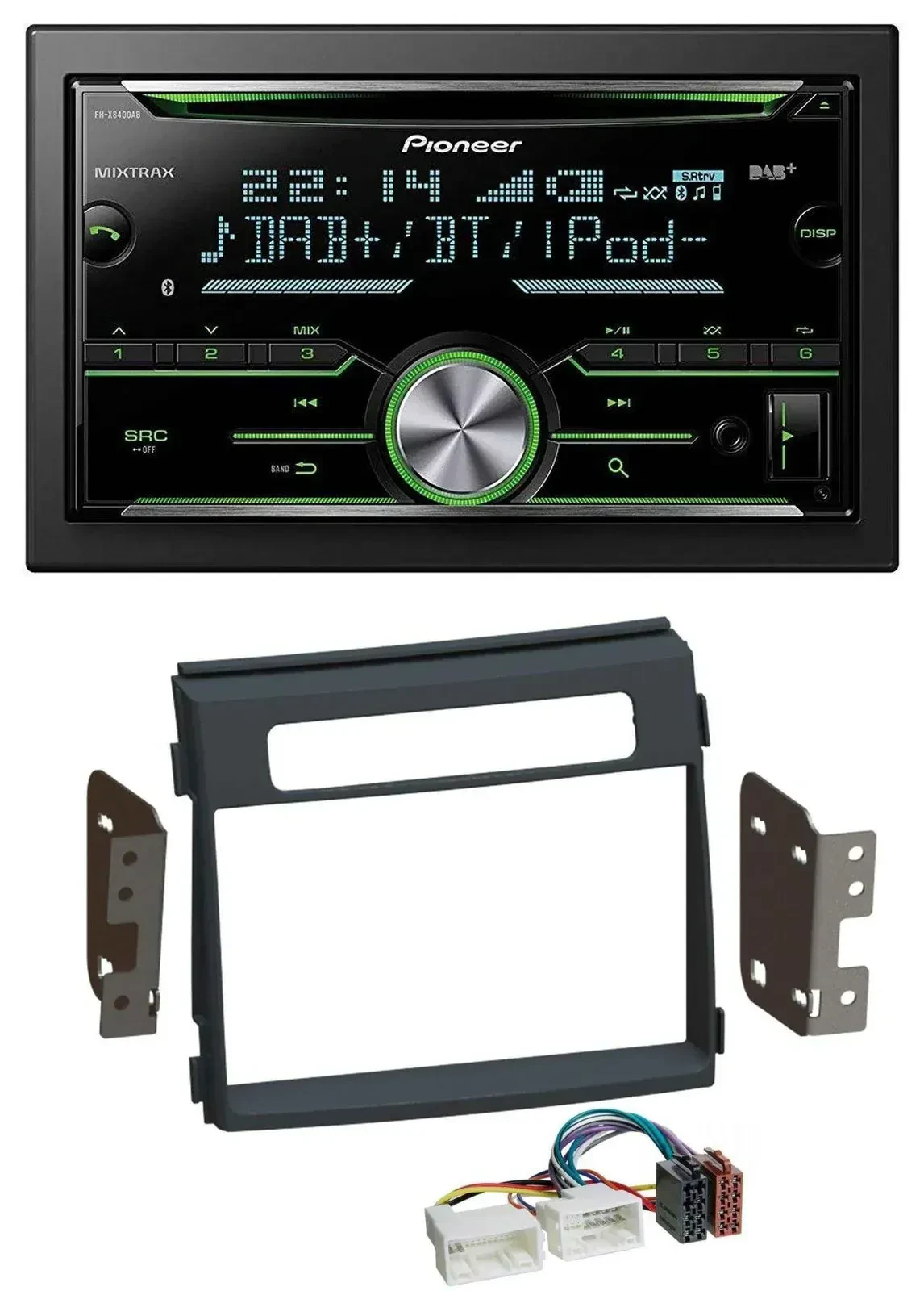 Автомагнитола для Kia Soul AM 2011–2014 Pioneer 2 DIN, CD, USB, Bluetooth, DAB