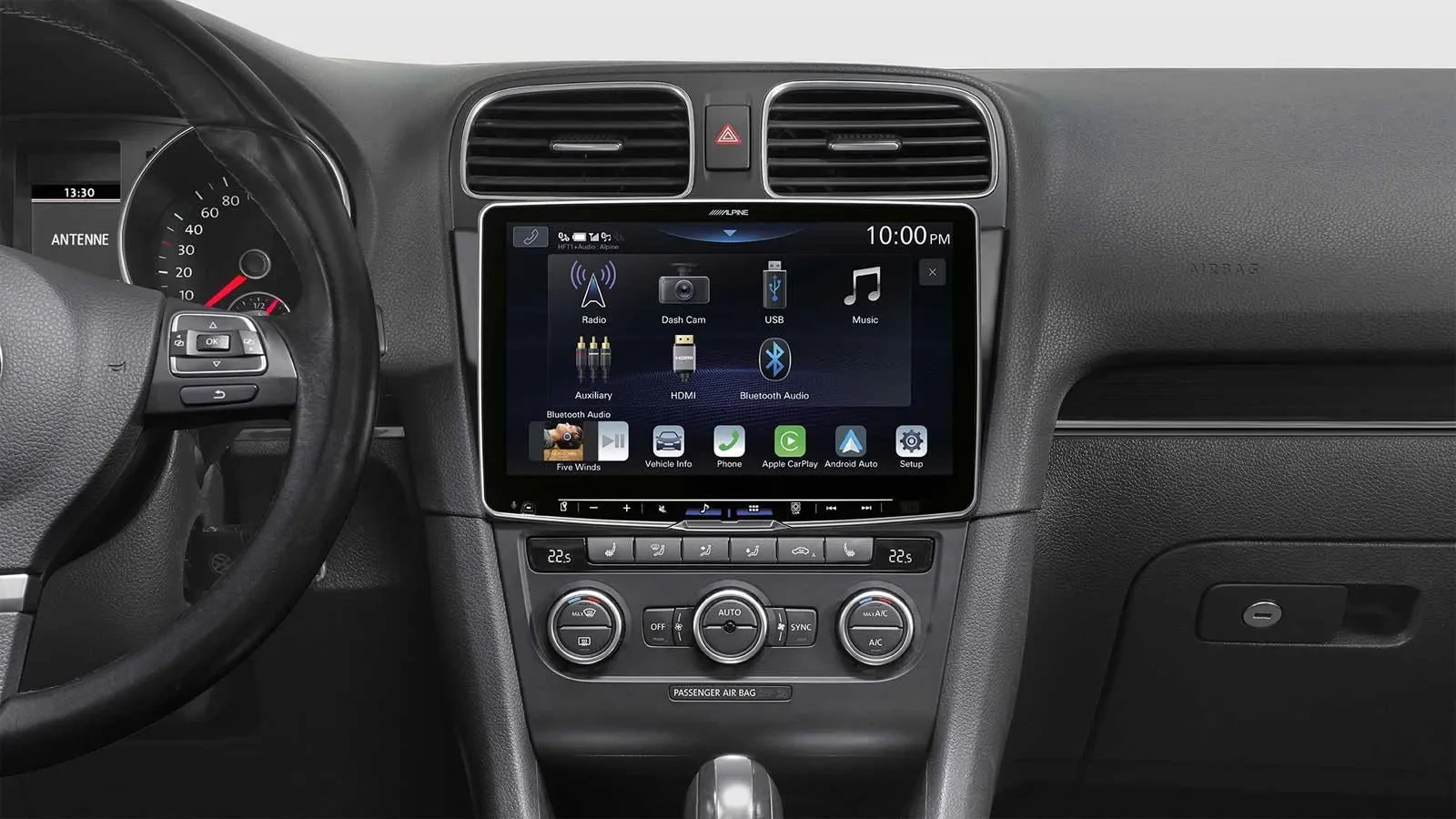 Alpine iLX-F115D MP3-Autoradio Touchscreen DAB Bluetooth USB iPod CarPlay