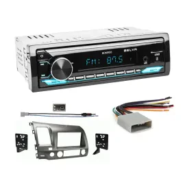 2006-2008 Honda Civic Single DIN In Dash Car Radio Package | Belva