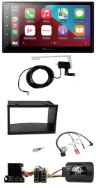 Автомагнитола Pioneer 2DIN USB Bluetooth DAB для VW Golf 4, Polo, Passat ISO