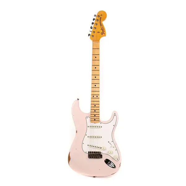 Электрогитара Fender Custom Shop 1968 Stratocaster Relic Faded Aged Shell Pink