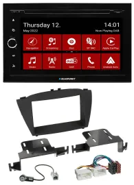 Blaupunkt MP3 DVD Bluetooth DAB 2DIN USB Autoradio für Hyundai ix35 (ab 2013)