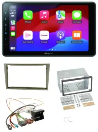 Pioneer Bluetooth 2DIN USB MP3 DAB Autoradio für Opel Corsa D Astra H Zafira B s