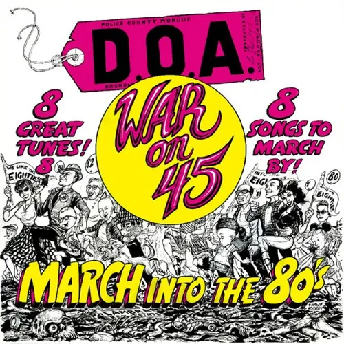 Виниловая пластинка Doa - War On 45 - 40th Anniversary [New Vinyl LP] Bonus Tracks, With Booklet, Re